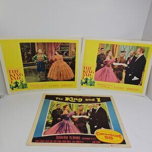The Kind And I Lobby Cards 1956 1965 Deborah Kerr Yul Brynner Rita Moreno 3pcs